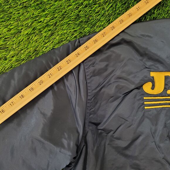 Vintage 80s 420 Safe-Driver Bomber Jacket XL 26x25 Jevic USA - Picture 3 of 16